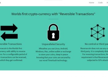 Reversecoin – World’s First Cryptocurrency With Reversible Transactions
