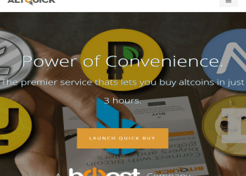 AltQuick Offers Users Option to Buy Altcoins With Cash Deposits
