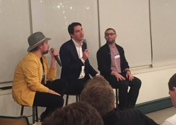 CoinDesk on Tap Santori Shrem Rizzo Panel