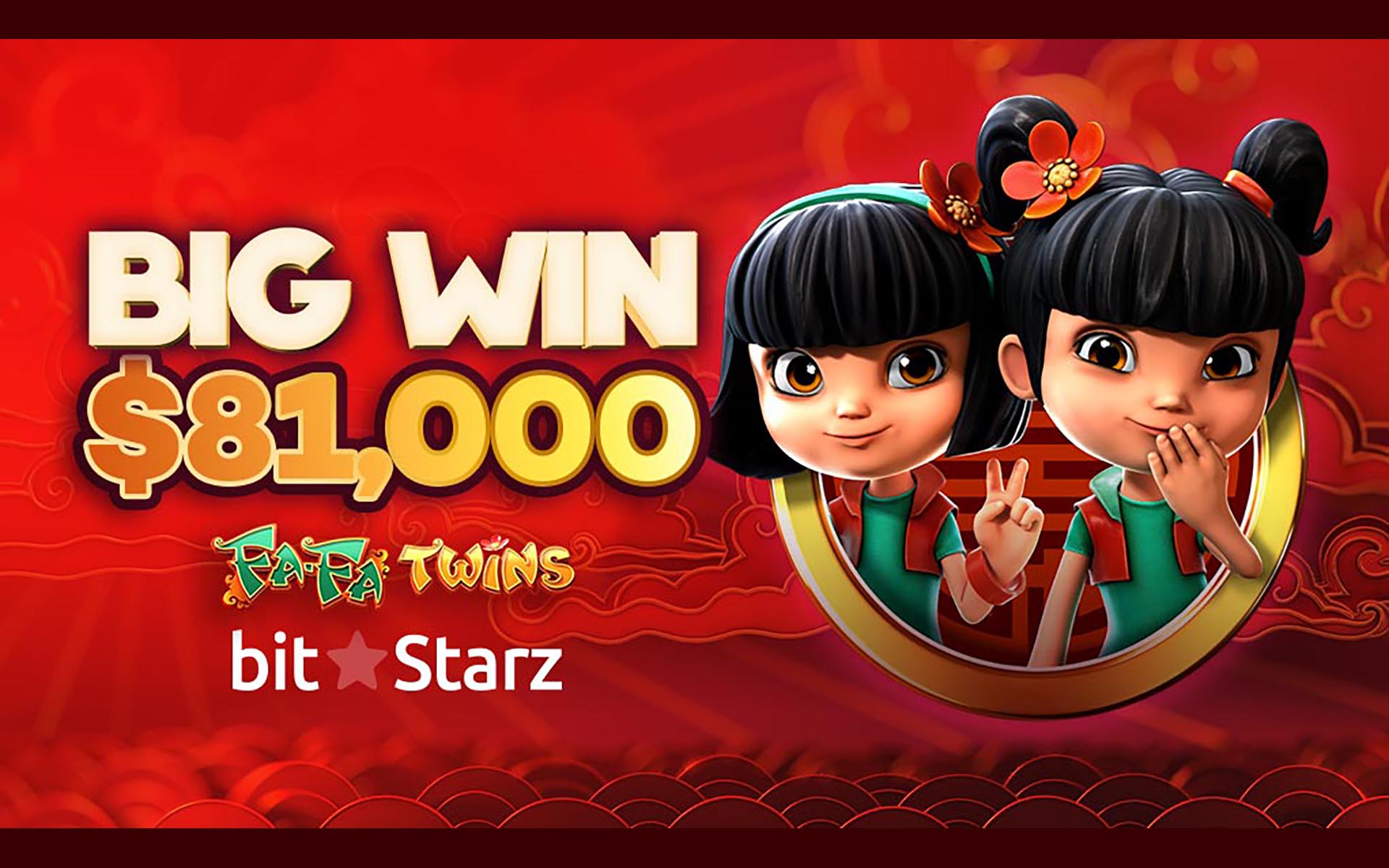 $81,000 Black Friday Win on FaFa Twins at BitStarz!