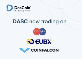 DasCoin Set to Skyrocket After Launching on Public Exchanges