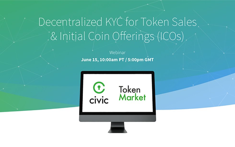 TokenMarket Joins Civic, Leading Blockchain Identity Technology Provider, for First Webinar on Decentralized Identity