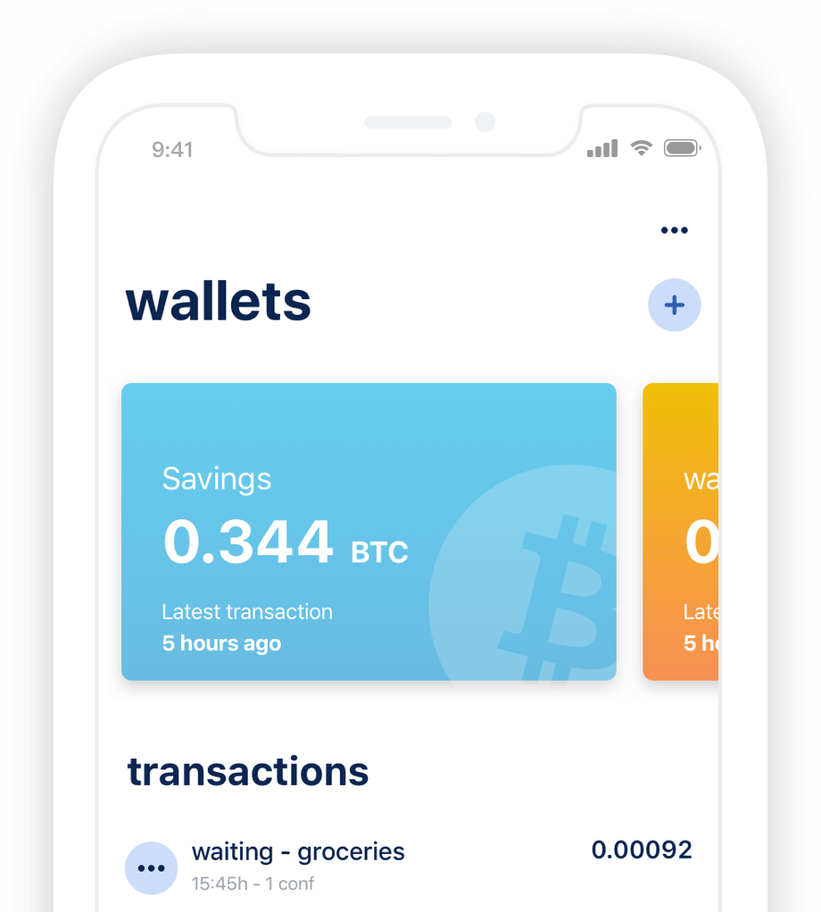 blue wallet