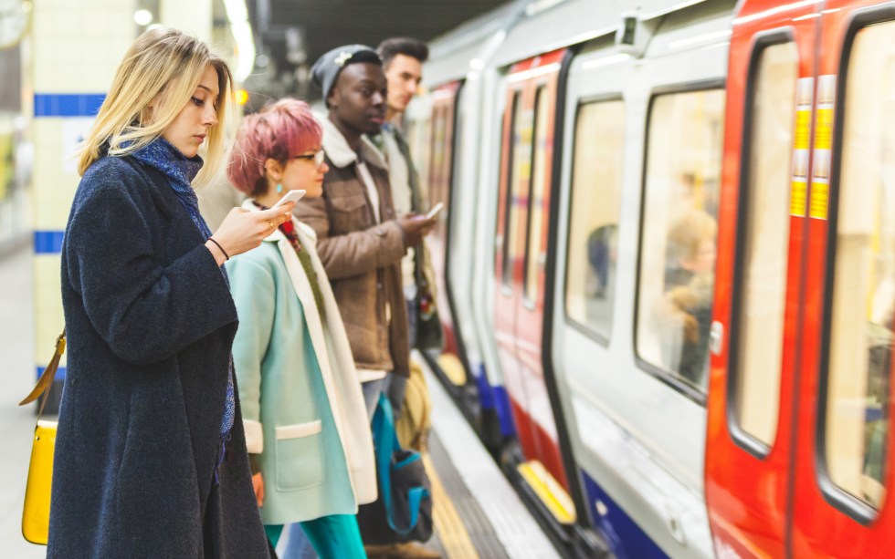 train passengers blockchain