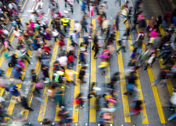 people crowd bitcoin exchange