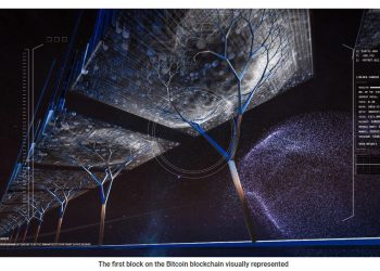 bitcoin blockchain in 3D