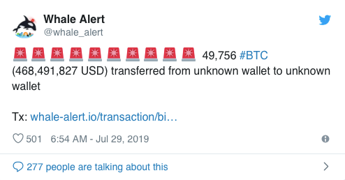 bitcoin whale alert