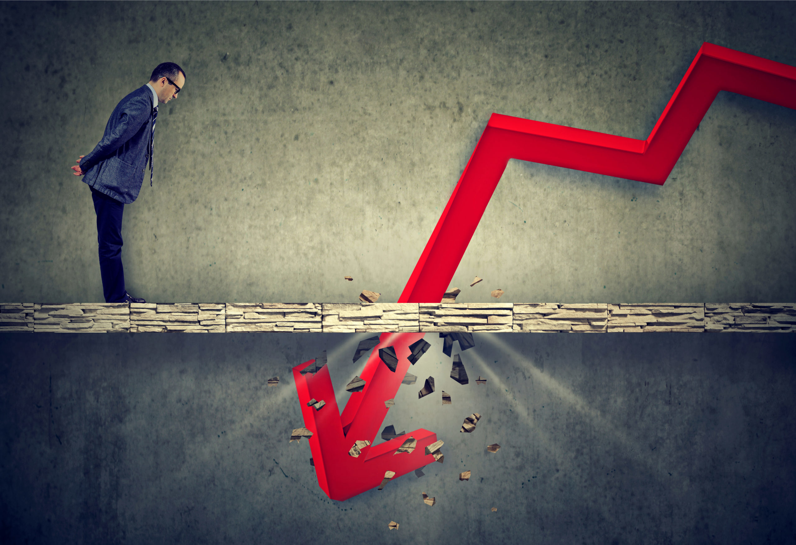 stock market crash bitcoin scale