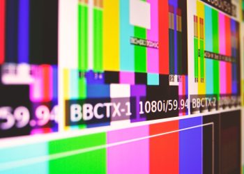 Television screen featured image for Bitcoin piece