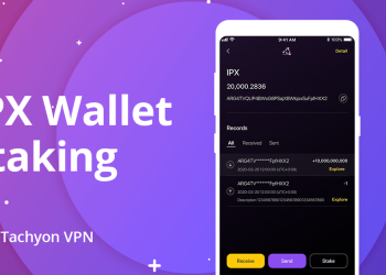 tachyon protocol IPX Wallet Staking PR
