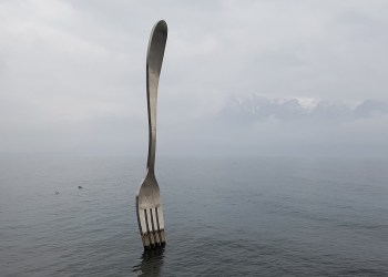 Unforkable, a fork in a lake