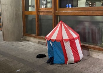 Feel-good, Homeless Mokum's tent