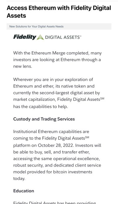 Fidelity Digital Assets Ethereum