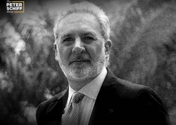Peter Schiff, screenshot from his site