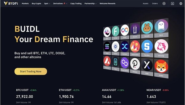 Best exchange for scalping crypto: BYDFi review