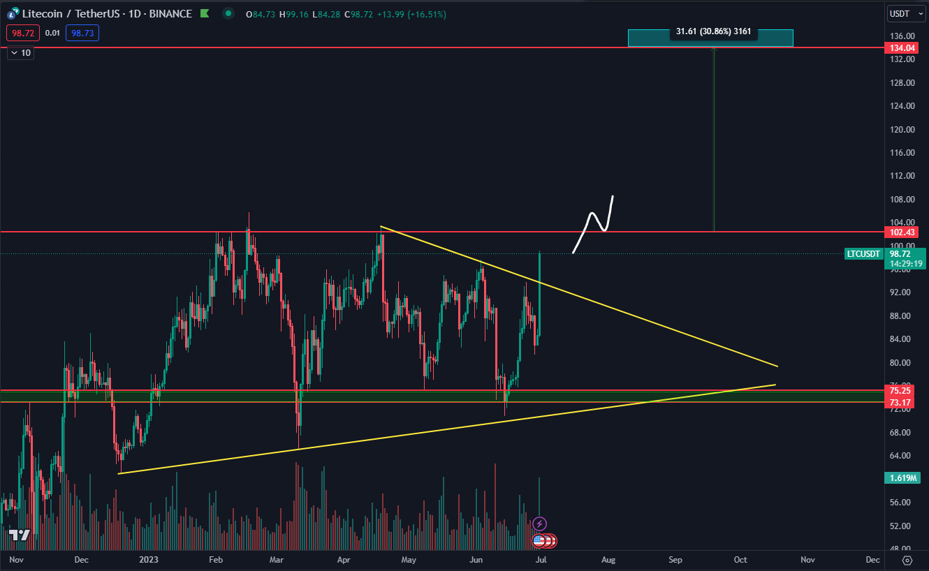 Litecoin price analysis