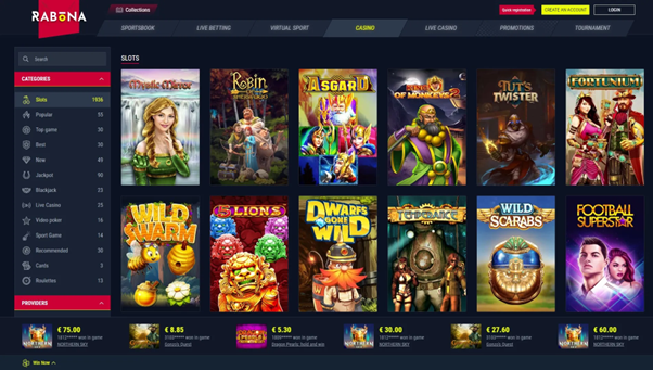 casino mobile Rabona