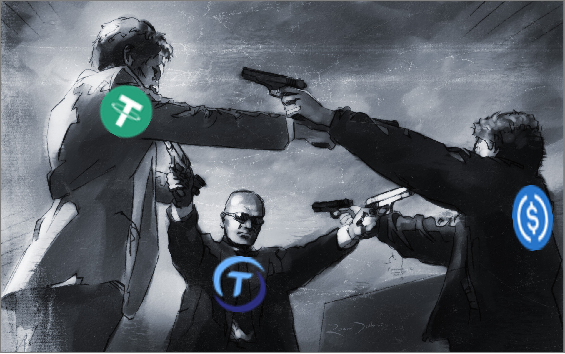 New stablecoin war Binance Tether USDC Justin Sun