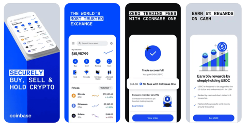 coinbase app overview