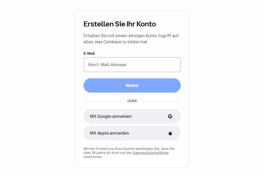 Konto bei DEX / CEX eröffnen