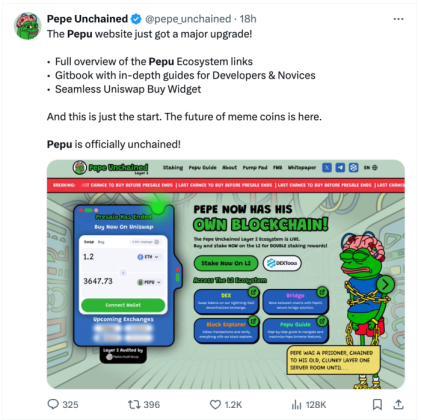 Pepe Unchained upgrade