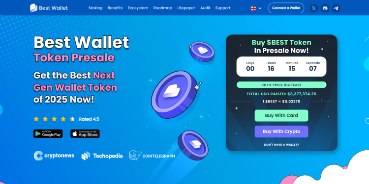 Welke crypto kopen vandaag - is Best Wallet een optie? 