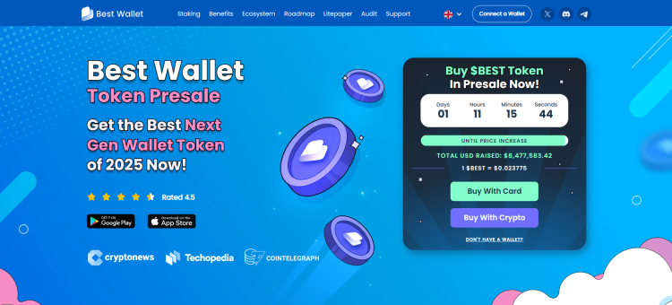 Crypto crash heeft weinig invloed op $BEST