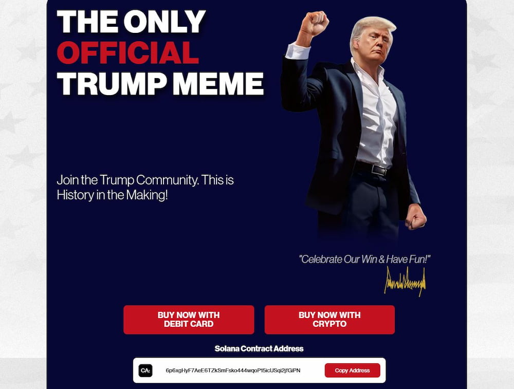 Cách mua Trump Meme – Hướng dẫn nhanh