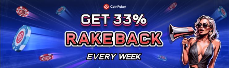 CoinPoker Rakeback Reward