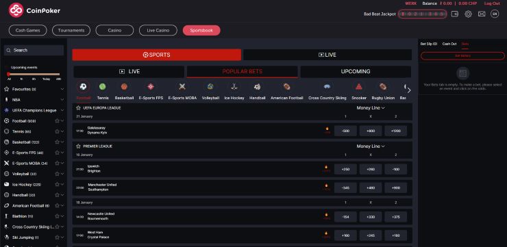 CoinPoker Sportsbook