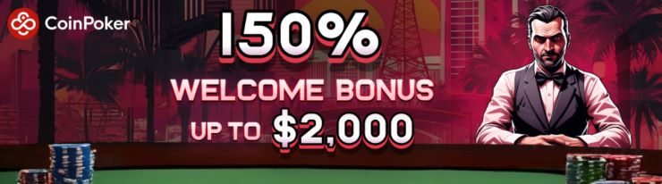 CoinPoker Welcome Deposit Bonus