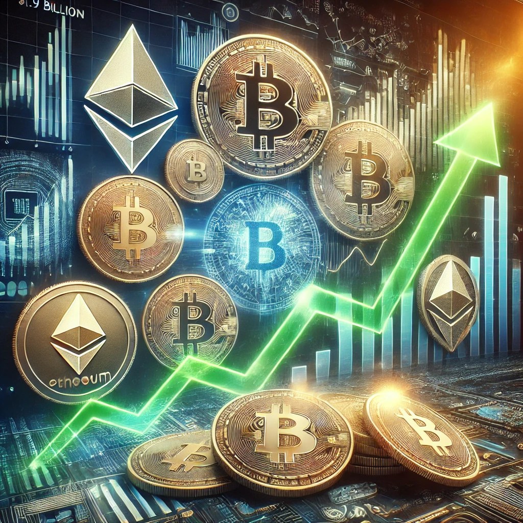 Crypto Asset Inflows Reached $1.9 Billion Last Week, Who Led The Charge?