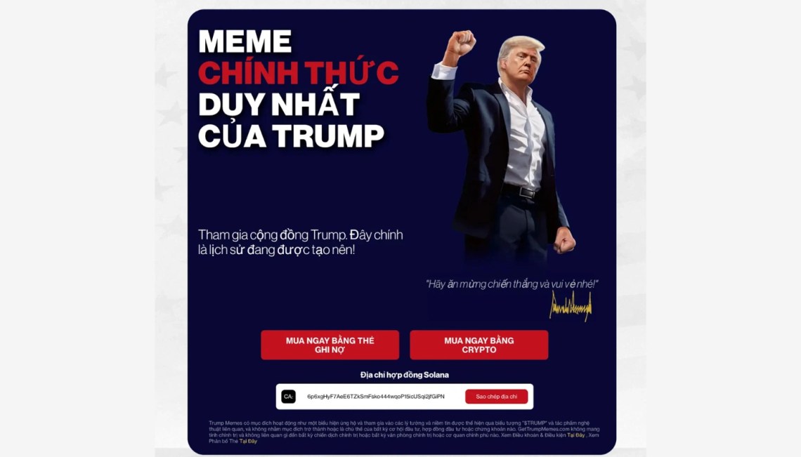 Dự đoán giá Trump Meme ($TRUMP) giai đoạn năm 2025 đến năm 2030