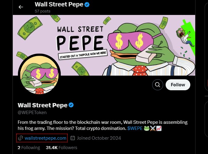 Mencapai $50 Juta: Mengapa Wall Street Pepe ($WEPE) Menjadi Altcoin Presale Terbaik