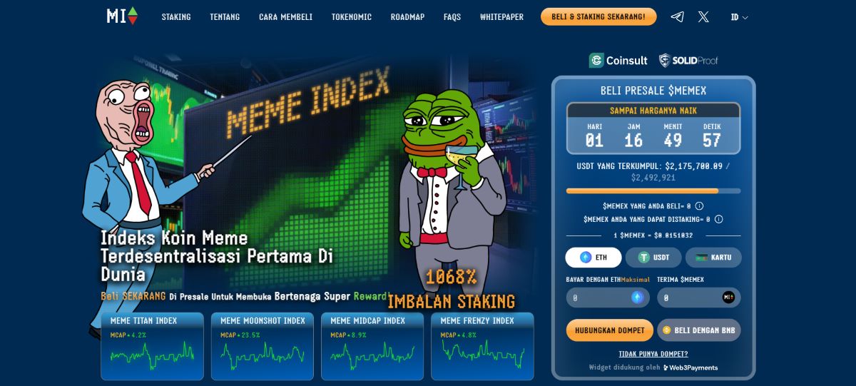 meme index - Presale Crypto Terbaik untuk Investasi: 5 ICO yang Siap Meledak