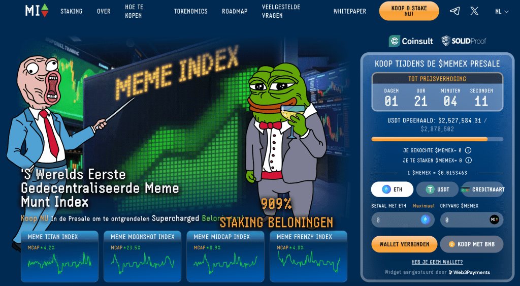 Meme index $MEMEX presale