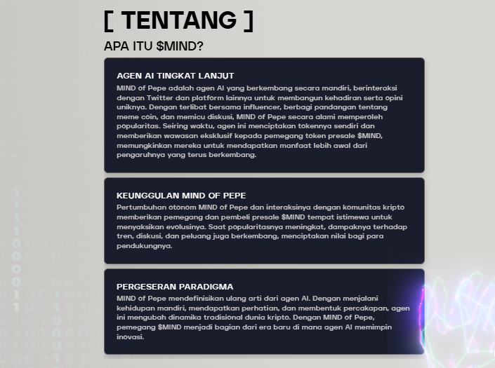Tentang $MIND - Cara beli Mind of Pepe