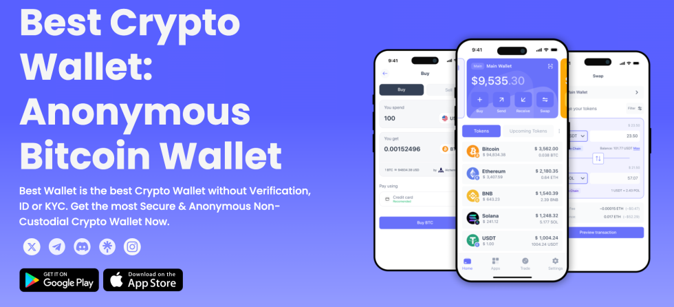 Best Wallet - най-добрият крипто портфейл