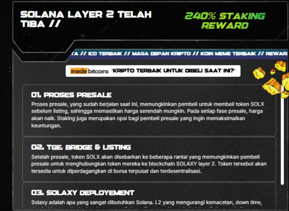 Roadmap - Cara beli Solaxy
