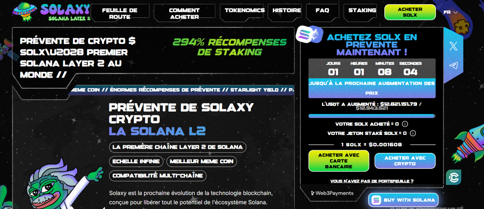 solaxy-prévente