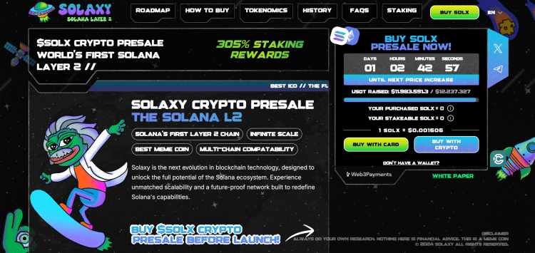 Bitcoin ATH, pakt solaxy ook een ATH?