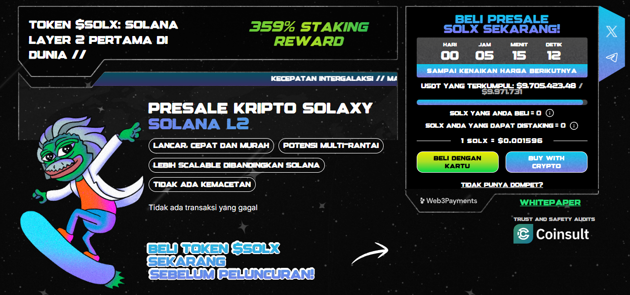 solaxy - 3 Altcoin yang Berpotensi Lebih Baik dari Bitcoin di Tahun 2025