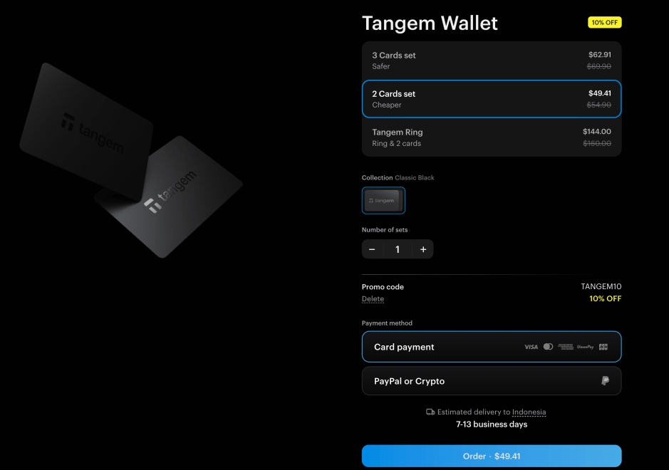 Tangem - Wallet Kripto Terbaik
