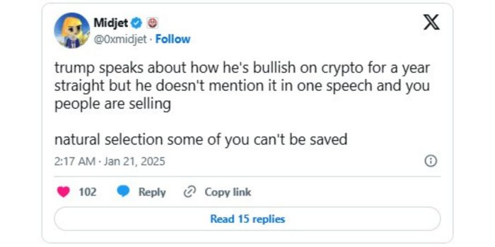 obserwator rynku X o Trumpie