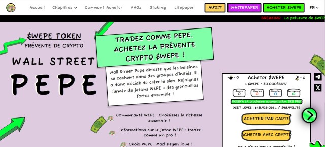 Wall street pepe prevente