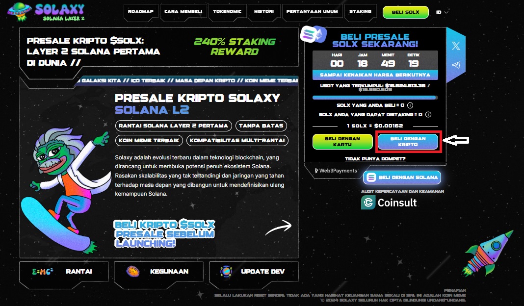 hubungkan wallet dengan solaxy - Apakah SOLX Merupakan ICO Crypto Terbaik untuk Dibeli? Solaxy Berhasil Mengumpulkan Nyaris $18 Juta dalam Presale
