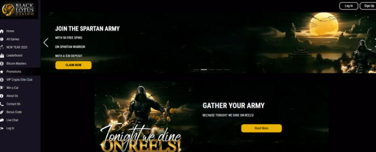 black lotus homepage TX locale