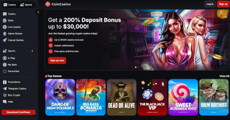 CoinCasino казино игри