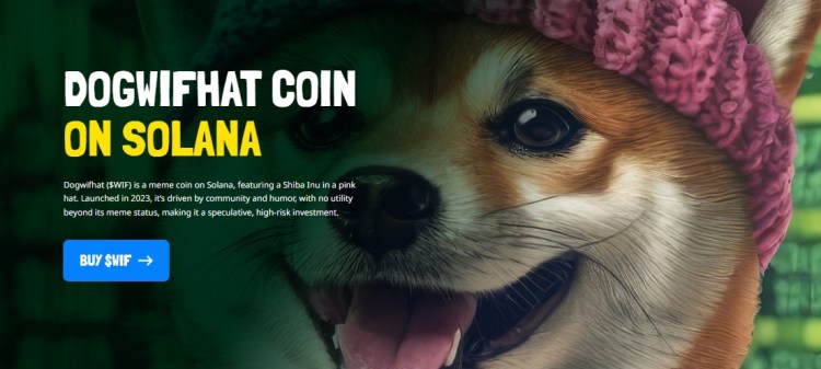 dogwifhat meme coin - een stijgende crypto meme