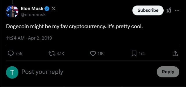 elon musk meme coin dogecoin